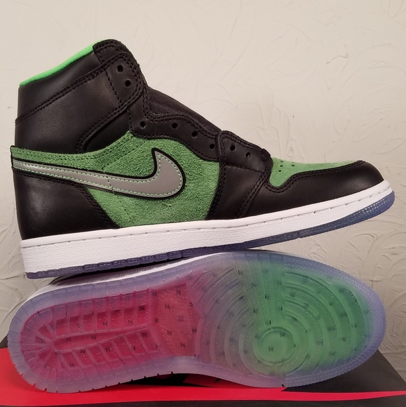 Air Jordan 1 Retro High Green Men's Size 7.5 - Picture 4 of 11